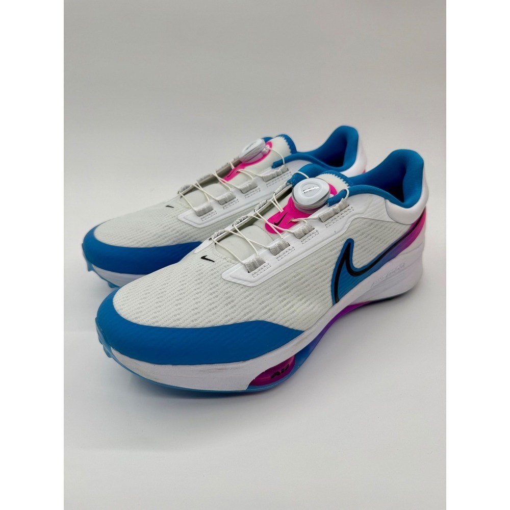 Nike Air Zoom Infinity Tour NEXT% BOA Golf Shoes White Blue Pink DJ5590-100 12.5